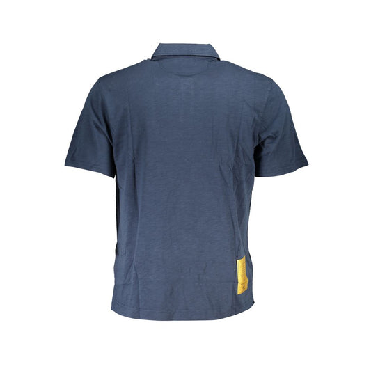 La Martina Classic Short-Sleeved Blue Polo La Martina