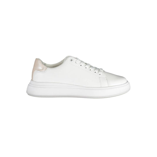 Calvin Klein White Leather Women Sneaker Calvin Klein