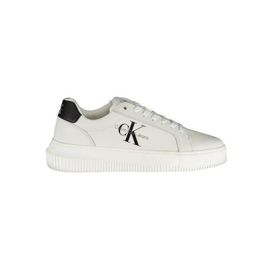 Calvin Klein Eco-Chic White Sneakers with Contrast Details Calvin Klein