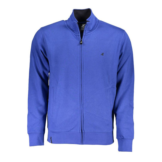 U.S. Grand Polo Chic Long Sleeve Zip-Up Polo Sweatshirt U.S. Grand Polo