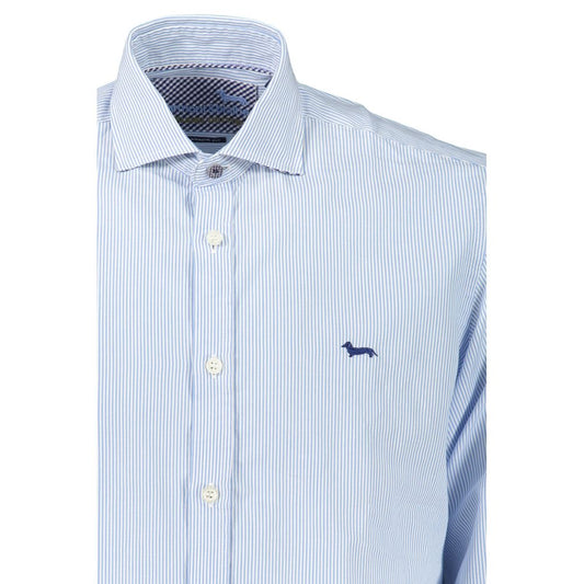 Harmont & Blaine Chic Light Blue Organic Cotton Shirt Harmont & Blaine