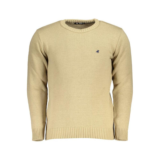 U.S. Grand Polo Beige Fabric Sweater U.S. Grand Polo