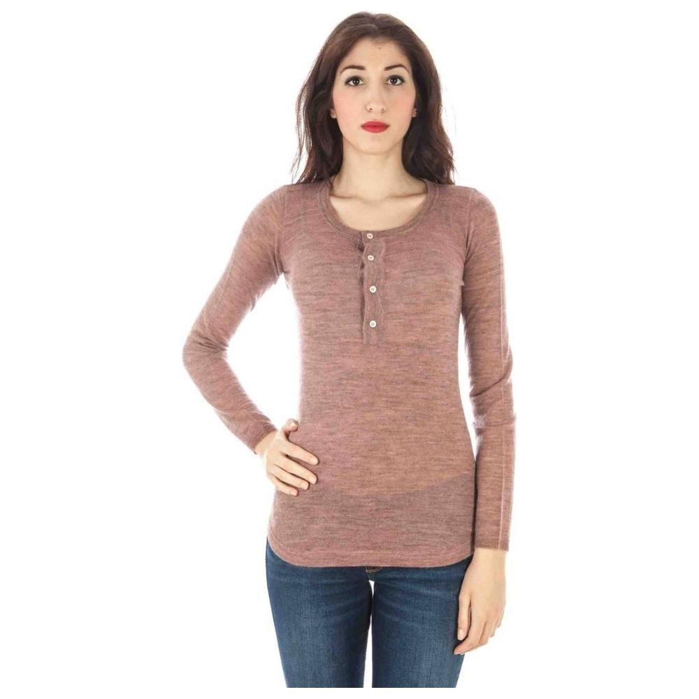 Fred Perry Pink Wool Sweater Fred Perry Rosy Brown