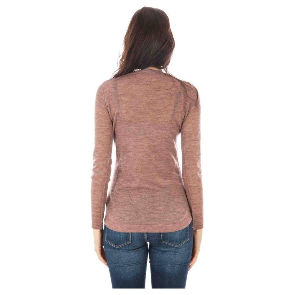 Fred Perry Pink Wool Sweater Fred Perry Rosy Brown