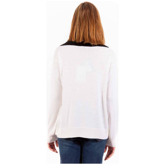 Love Moschino White Wool Women Sweater Love Moschino White Smoke