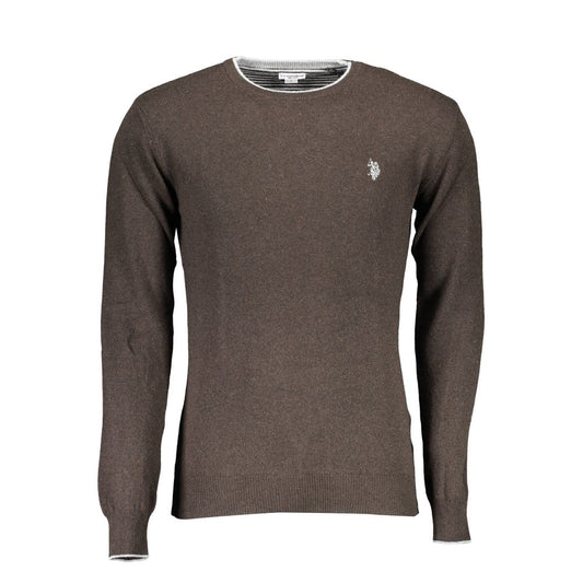 U.S. POLO ASSN. Marrone Wool Men's Sweater