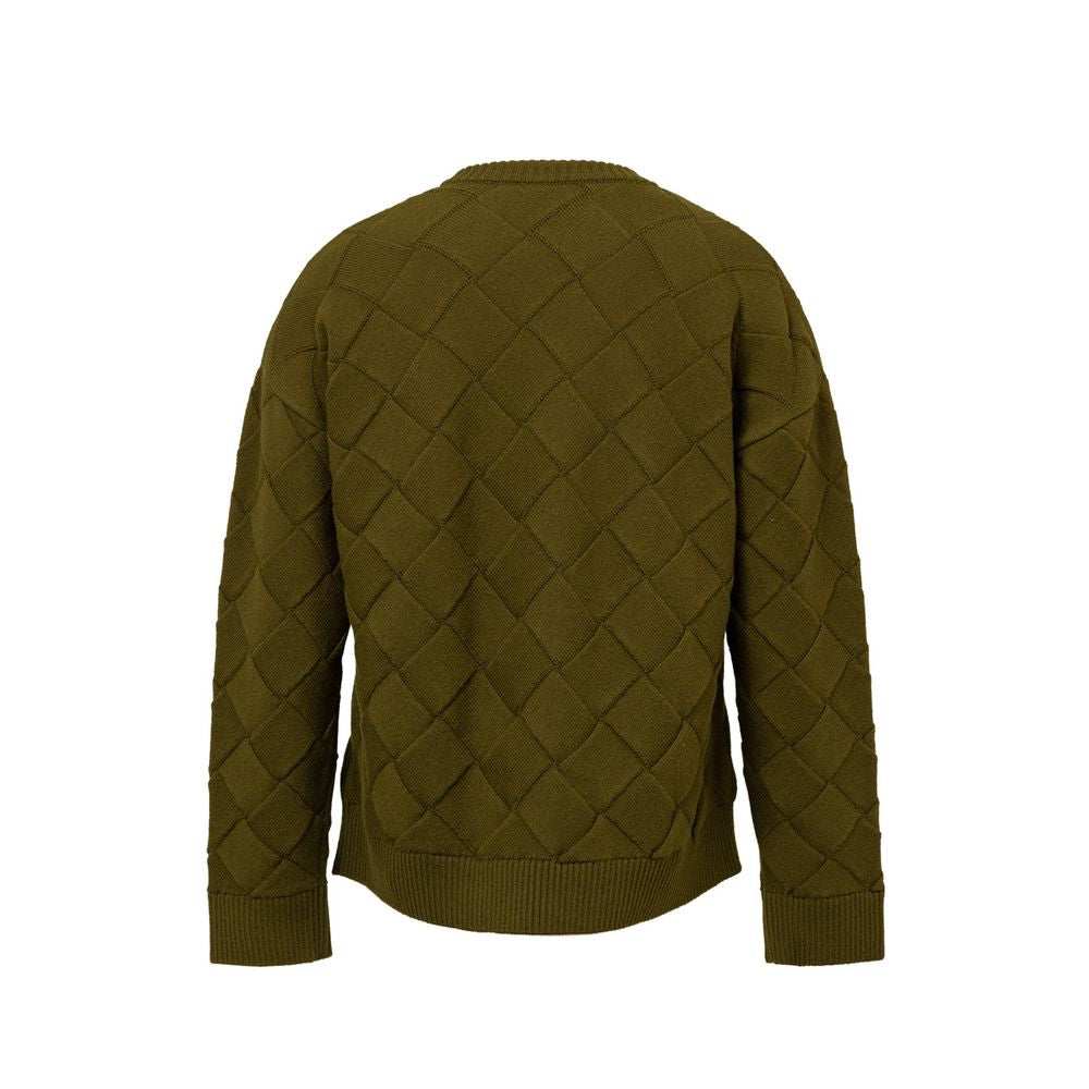 Bottega Veneta Green Wool Sweatshirt