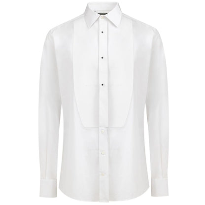 Dolce & Gabbana White Cotton Dress Shirt