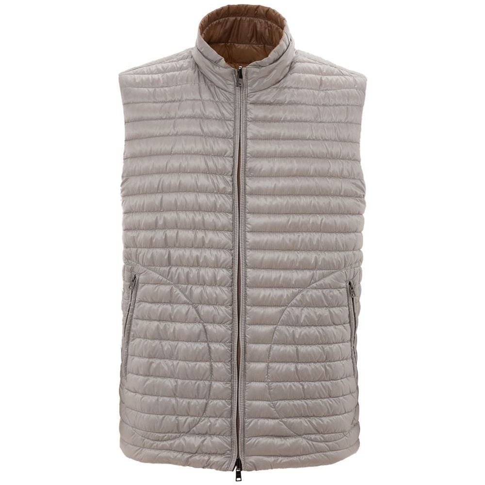 Herno Brown Polyamide Vest Herno Rosy Brown