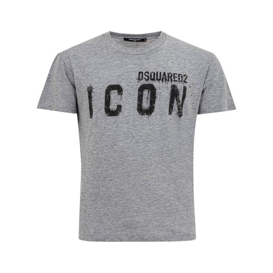 Dsquared² Gray Cotton T-Shirt