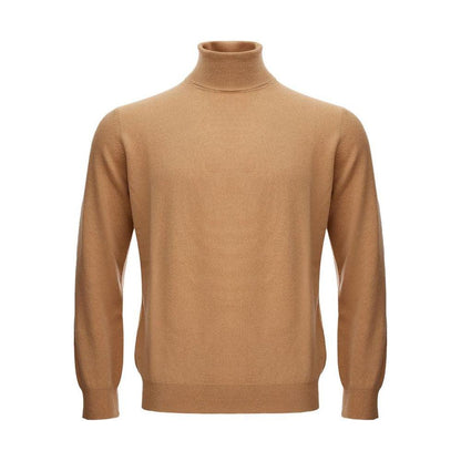 KANGRA Brown Wool Turtleneck