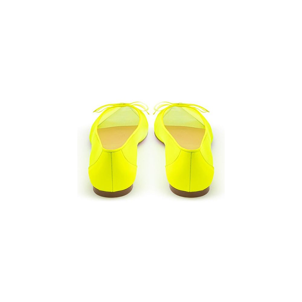 Christian Louboutin Sunshine Yellow Mesh Flat Elegance Christian Louboutin Beige