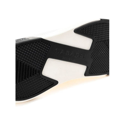 Casadei White Leather Athletic Sneakers