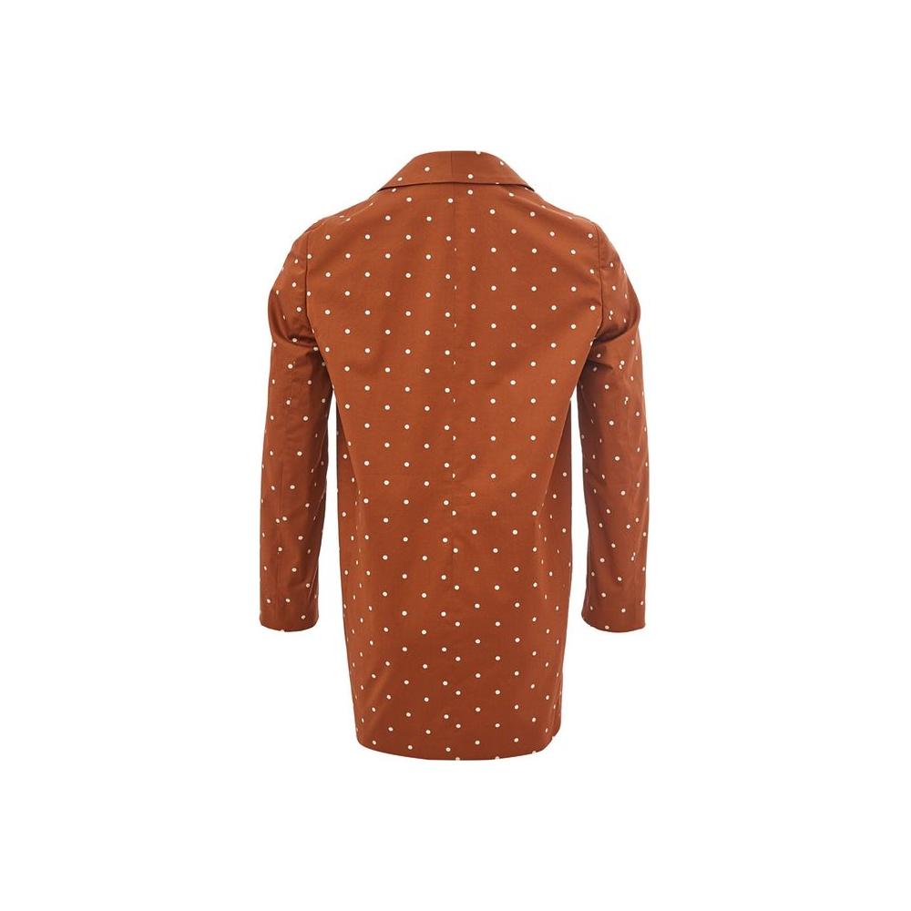Lardini Chic Cotton Brown Jacket for the Modern Woman Lardini Sienna