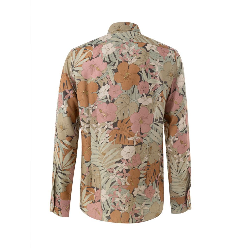 Tom Ford Multicolor Lyocell Pattern Shirt