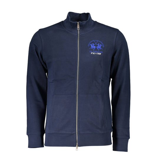 La Martina Blue Cotton Men's Sweatshirt