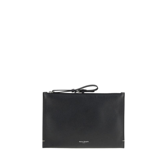 Margiela Black Calf Leather Bos Taurus Wallet Margiela