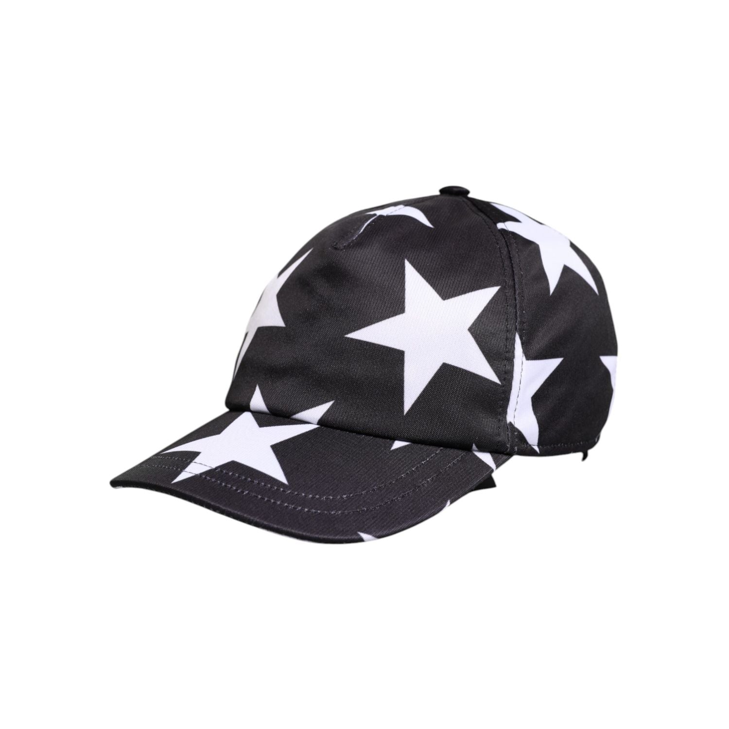 Dolce & Gabbana Black Star Print Polyester Baseball Cap