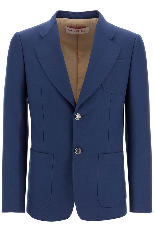 Valentino Garavani slim fit wool gabardine jacket Jackets Valentino Garavani