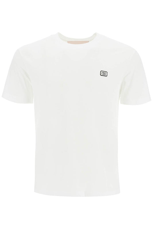 Valentino Garavani vlogo patch t-shirt with Topwear Valentino Garavani