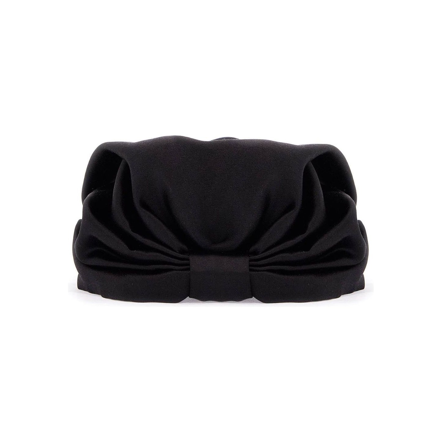 Valentino Garavani black silk turban with golden details and v logo Scarves Hats & Gloves Valentino Garavani