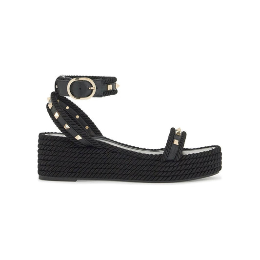 Valentino Garavani rockstud flatform sand Sandals Valentino Garavani