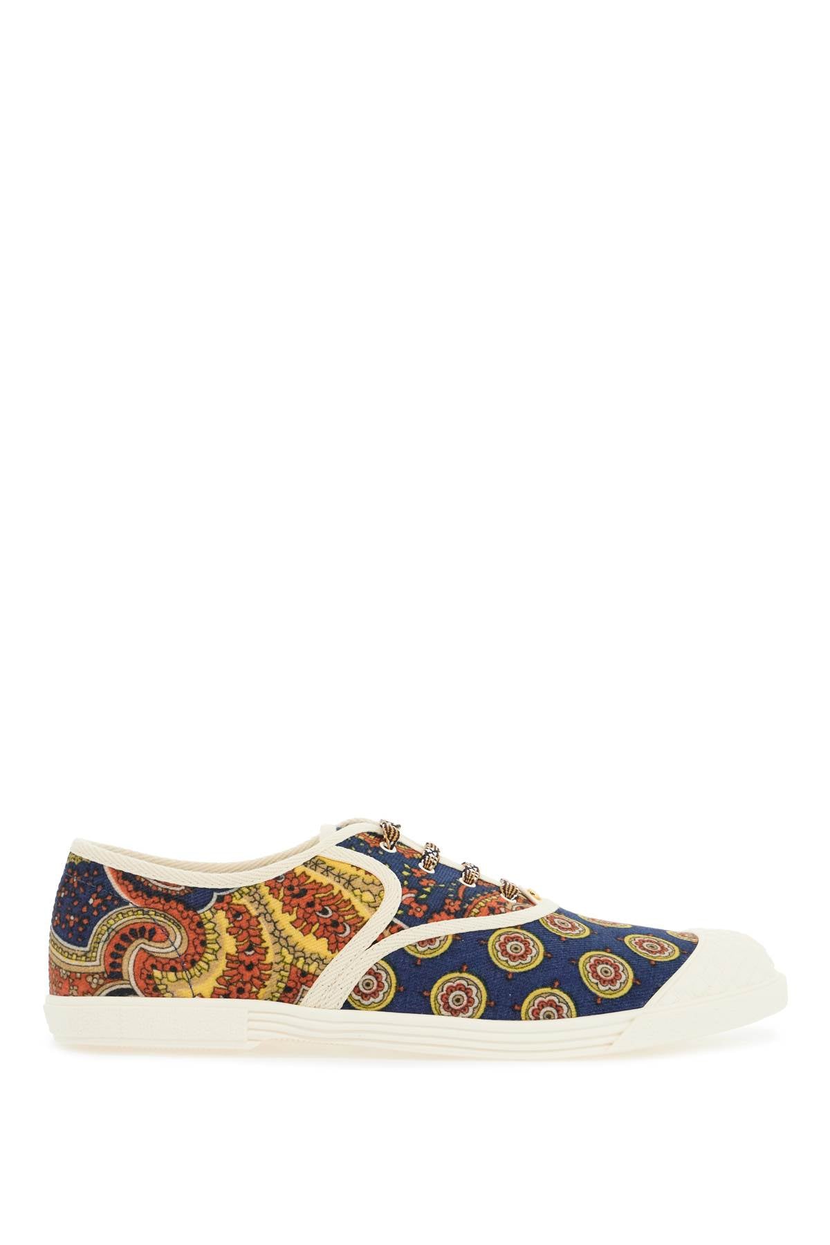 Valentino Garavani multicolor cotton sneakers with elaborate print Sneakers Valentino Garavani