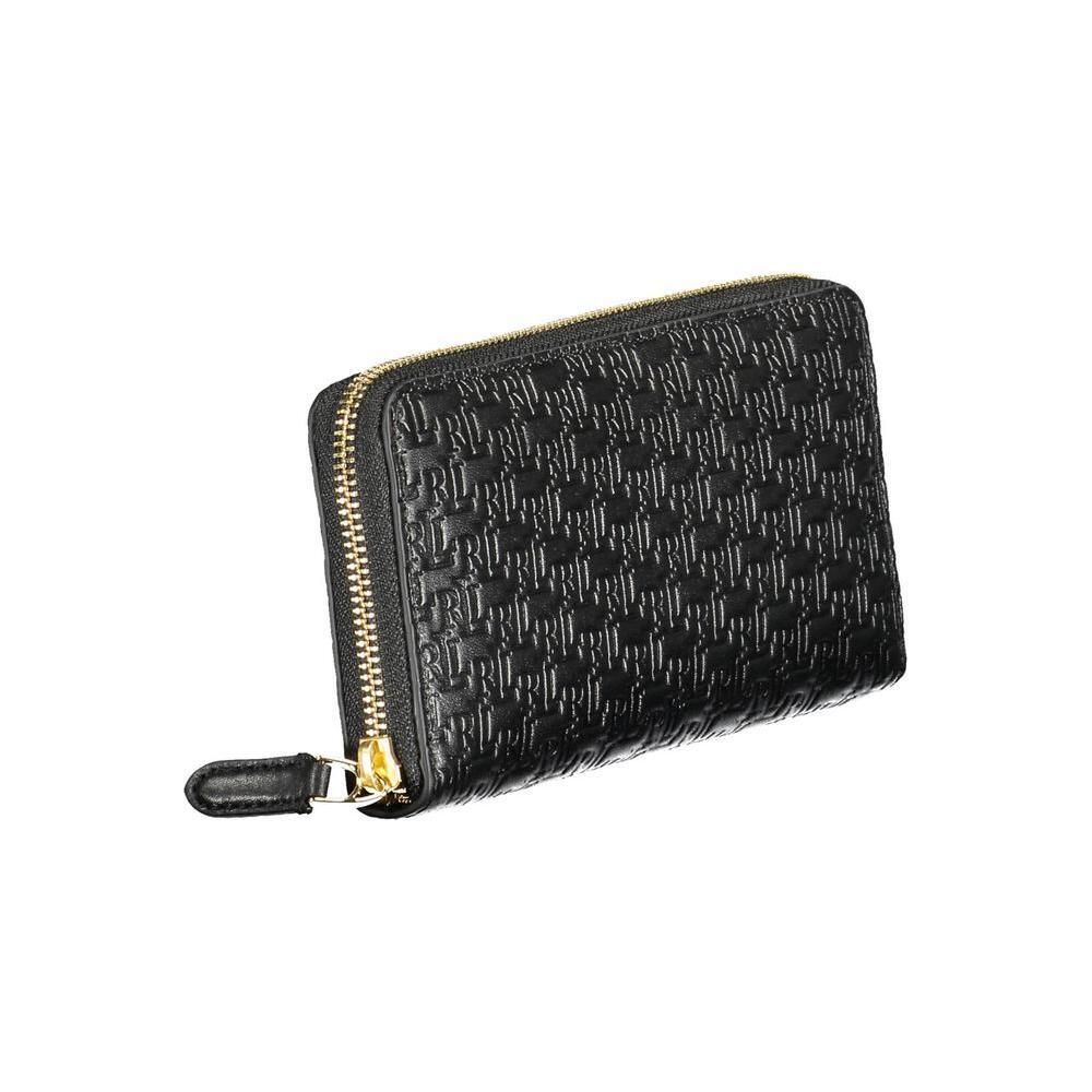 Ralph Lauren Black Leather Women Wallet