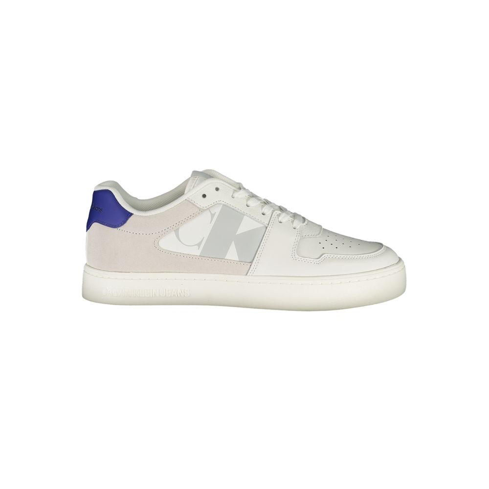 Calvin Klein White Polyurethane Men's Sneaker