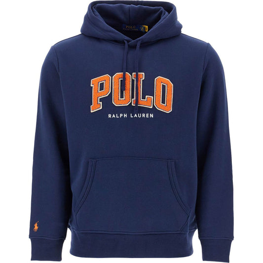 Polo Ralph Lauren blue cotton and polyester hoodie with embroidered logo