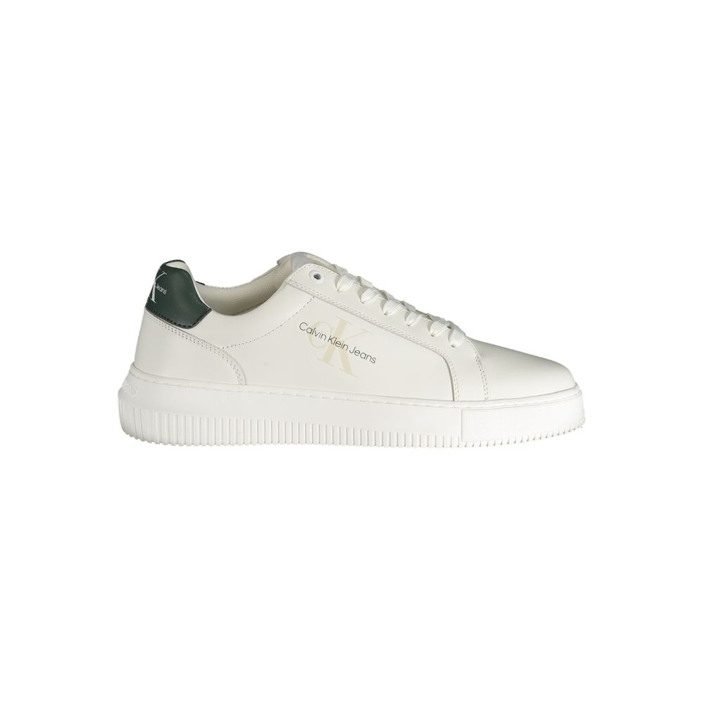 Calvin Klein Bianco Leather Men Sneaker