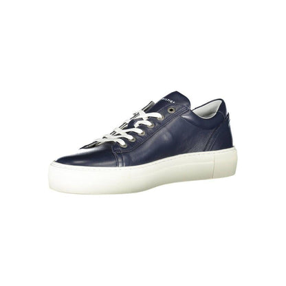 Tommy Hilfiger Blue Leather Men Sneaker