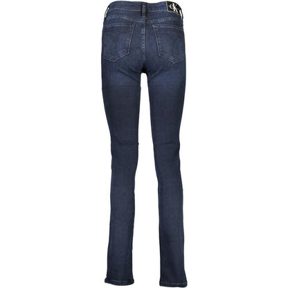 Calvin Klein Blu Cotton Women Jeans