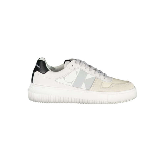 Calvin Klein Bianco Leather Women Sneaker