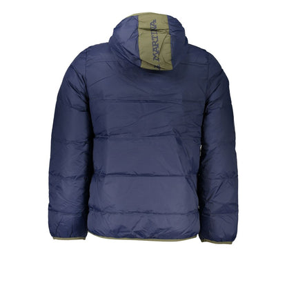 La Martina Blue Polyamide Men Jacket