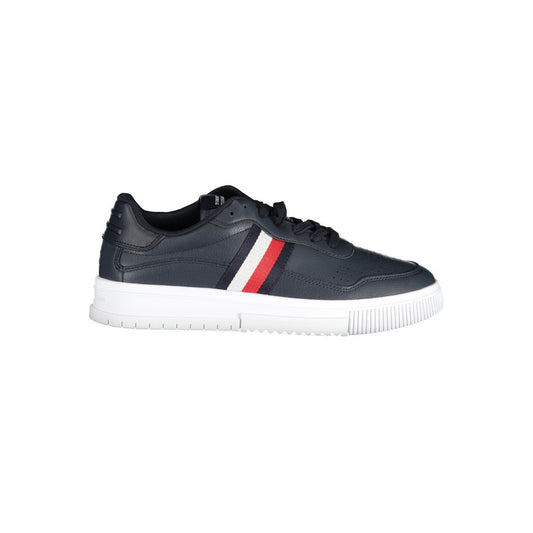 Tommy Hilfiger Blu Leather Men Sneaker