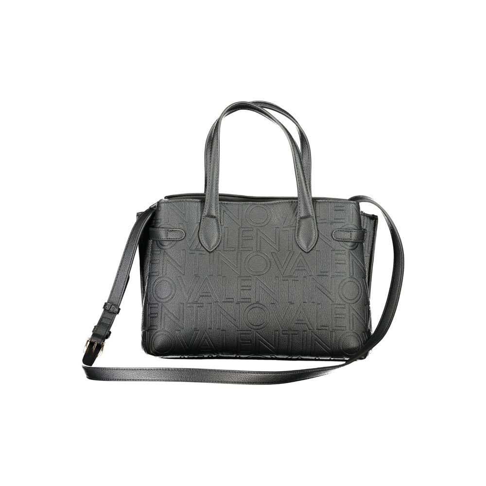 Mario Valentino Black Polyurethane Women Handbag