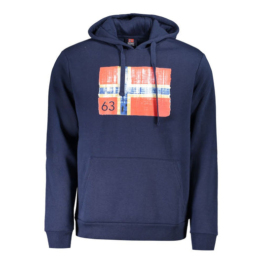 Norway 1963 Blue Cotton Men's Hoodie