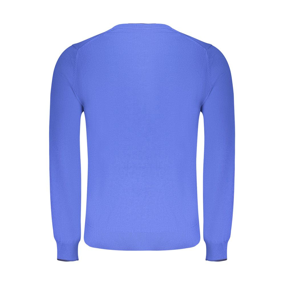 North Sails Blue Cotton Men's Sweater