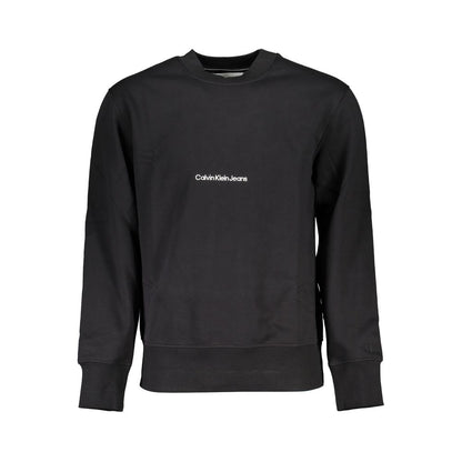 Calvin Klein Black Cotton Men's Sweatshirt