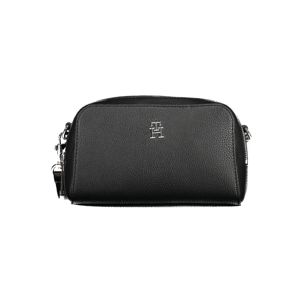 Tommy Hilfiger Nero Poliuretano Woman Shoulder Bag