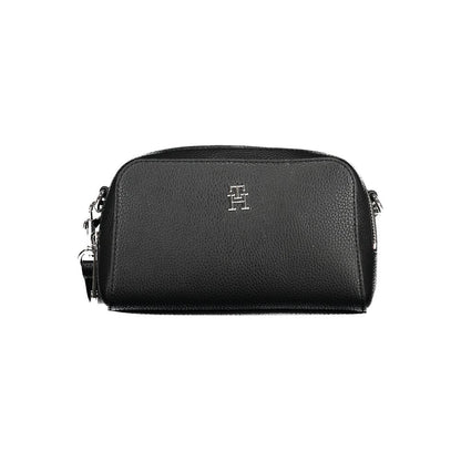 Tommy Hilfiger Nero Poliuretano Woman Shoulder Bag