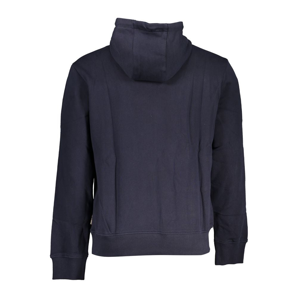 Napapijri Blue Cotton Men Sweatshirt