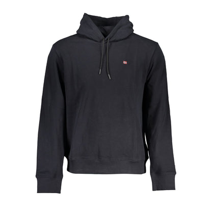 Napapijri Black Cotton Men's Hoodie