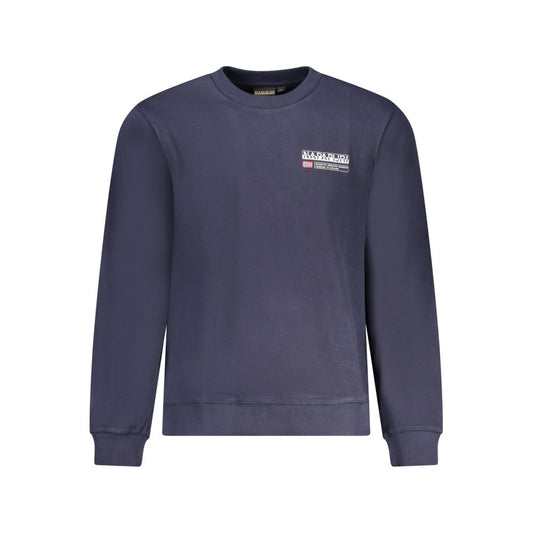 Napapijri Blue Cotton Sweatshirt Napapijri