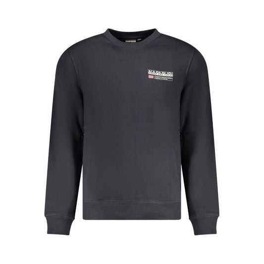 Napapijri Black Cotton Mens Sweatshirt