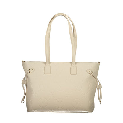 Mario Valentino Beige Polyurethane Women's Handbag