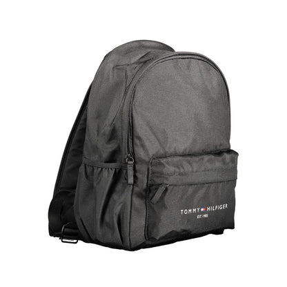 Tommy Hilfiger Black Polyester Men's Backpack