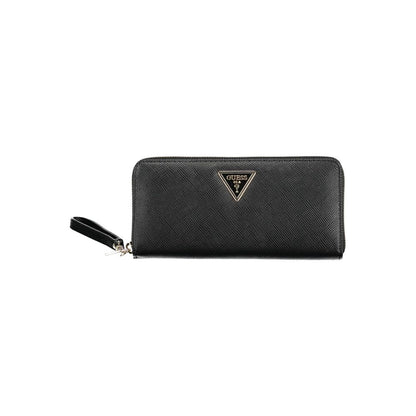Guess Jeans Black Polyurethane Women Wallet