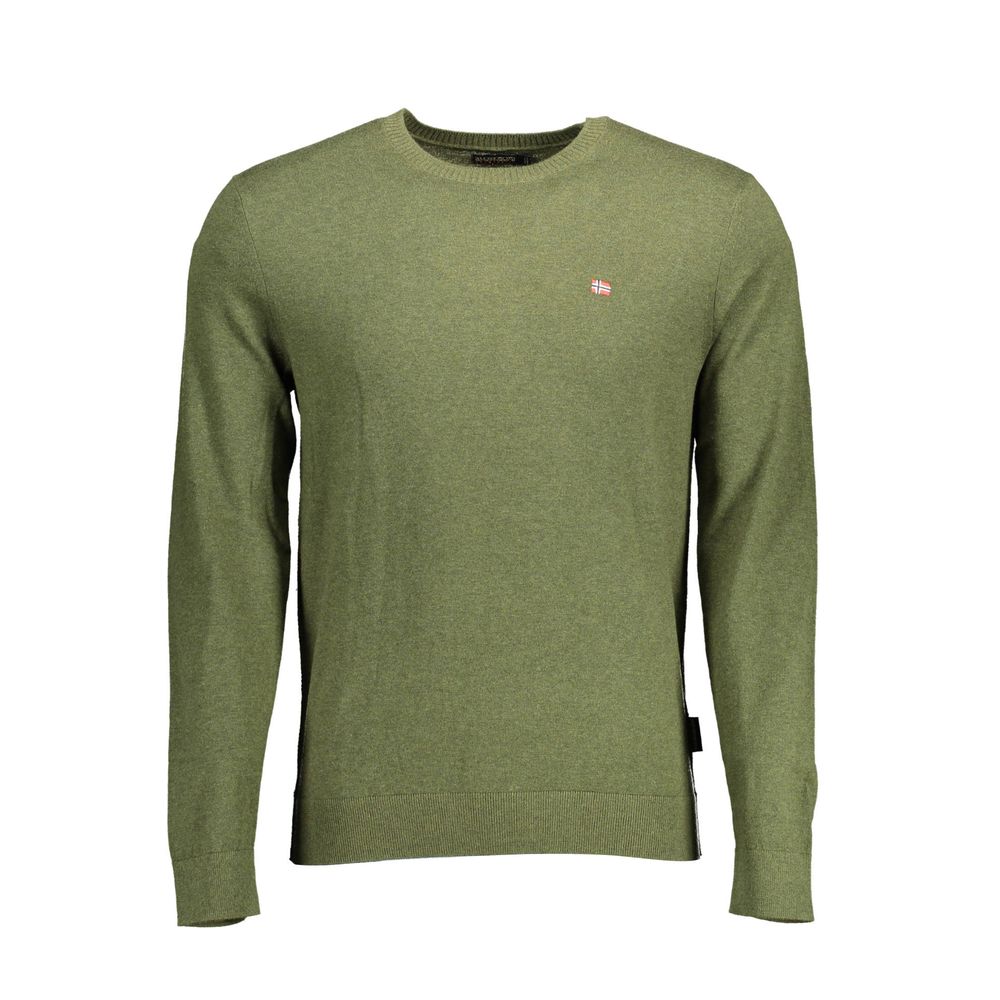 Napapijri Verde Cotton Men Sweater